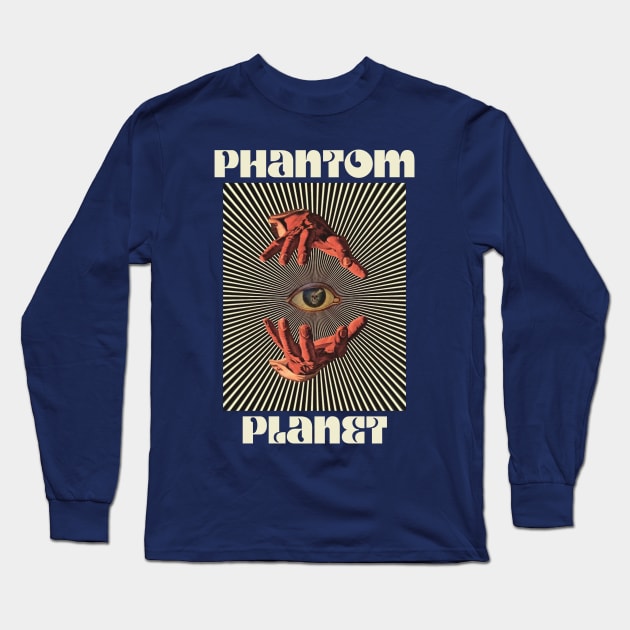 Hand Eyes Phantom Planet Long Sleeve T-Shirt by Kiho Jise